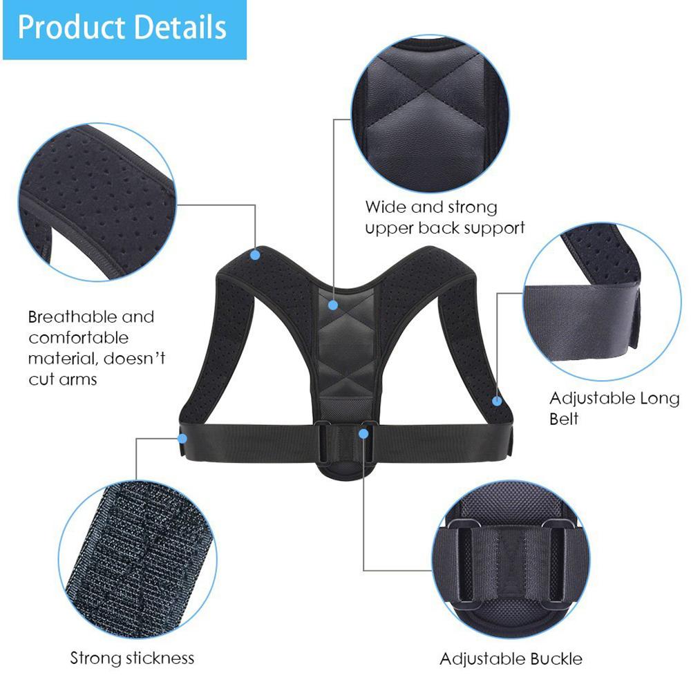 BodyWellness™ Posture Corrector (Adjustable to Multiple Body Sizes)