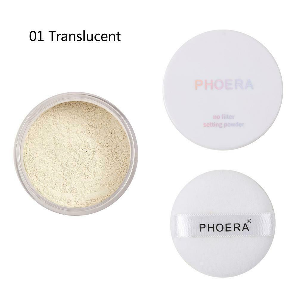 itsgenie.com-Phoera Translucent Face Powder Makeup Foundation-Phoera Translucent Face Powder Makeup Foundation - planetshopper.net